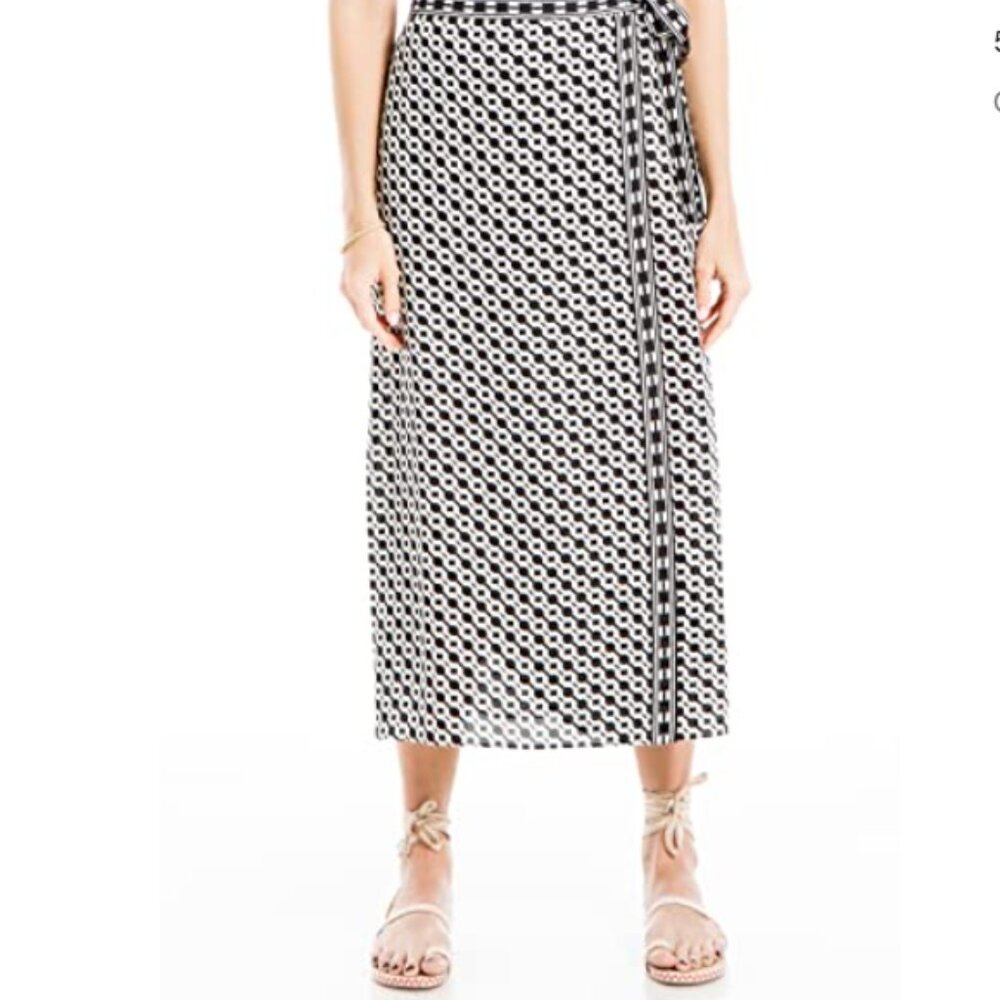 NWT - Max Studio - Black and White - Maxi Skirt - Size Medium